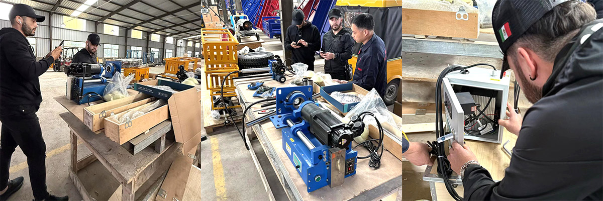 Долгосрочный австралийский партнер посещает расточную машину в Керейде