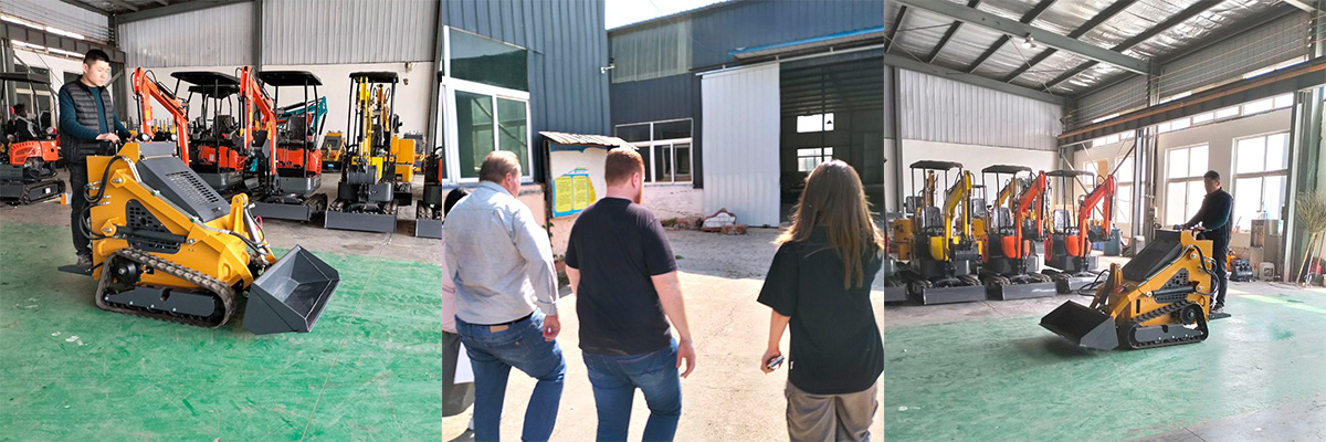 Бразильский клиент посетил завод тяжелого машиностроения Kereide и подписал договор купли-продажи гусеничного мини-погрузчика